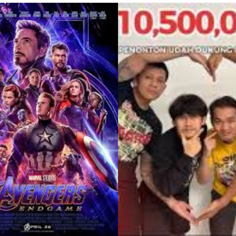 Film Agak Laen berpotensi melampaui capaian Avengers dalam jumlah penonton. &ldquo;(Sumber: kolase berbagai sumber)