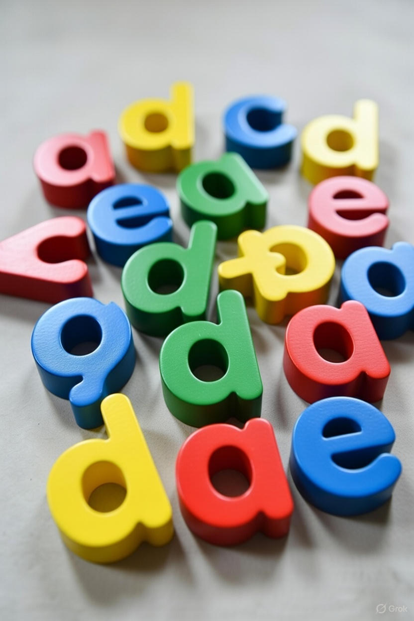 Ilustrasi huruf kapitil. (Grok AI Image Generator)