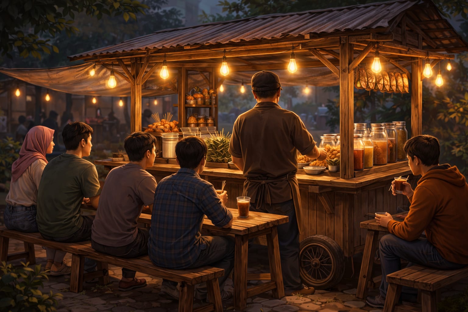 ilustrasi angkringan (ai)