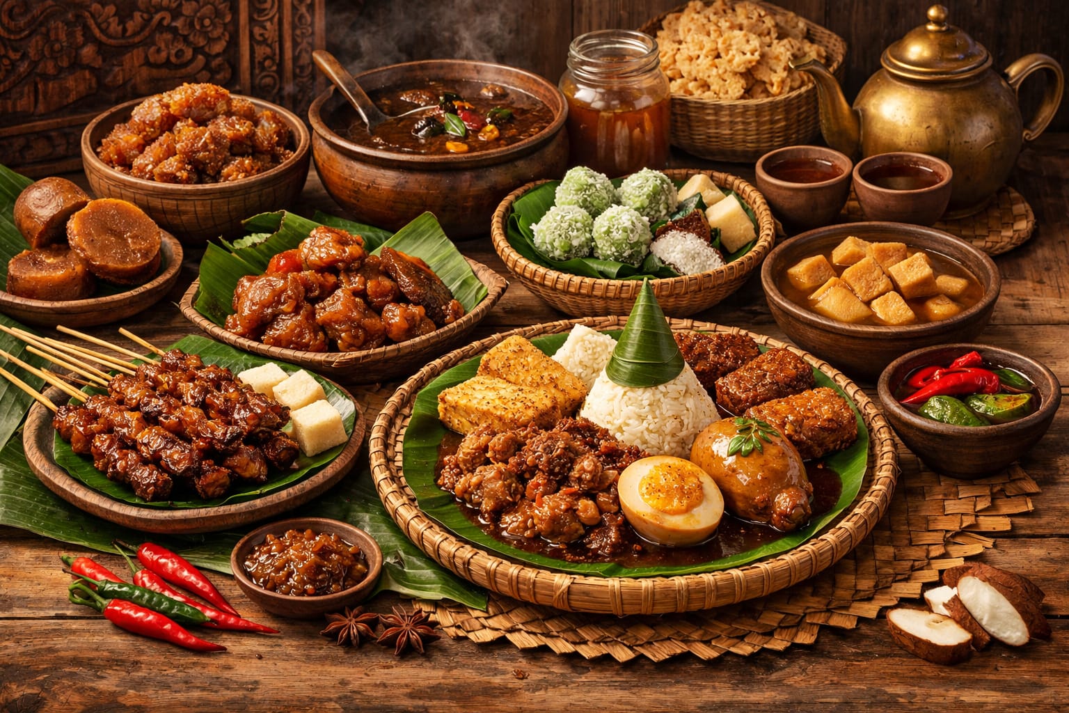 ilustrasi masakan jawa (ai)