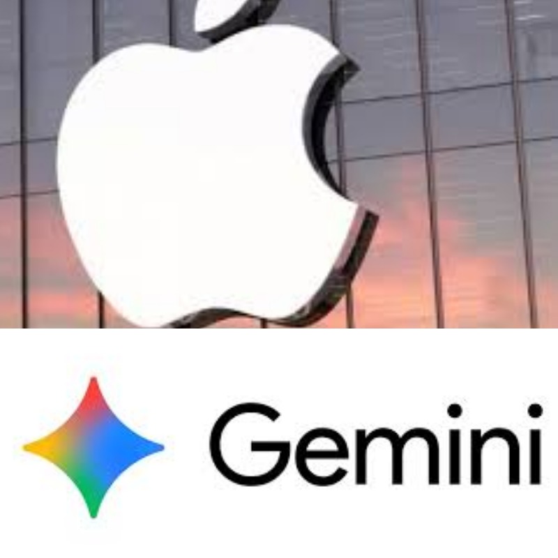 Kolaborasi Apple dan Google Gemini untuk penguatan teknologi AI pada ekosistem Apple. &ldquo;(Sumber: kolase berbagai sumber)