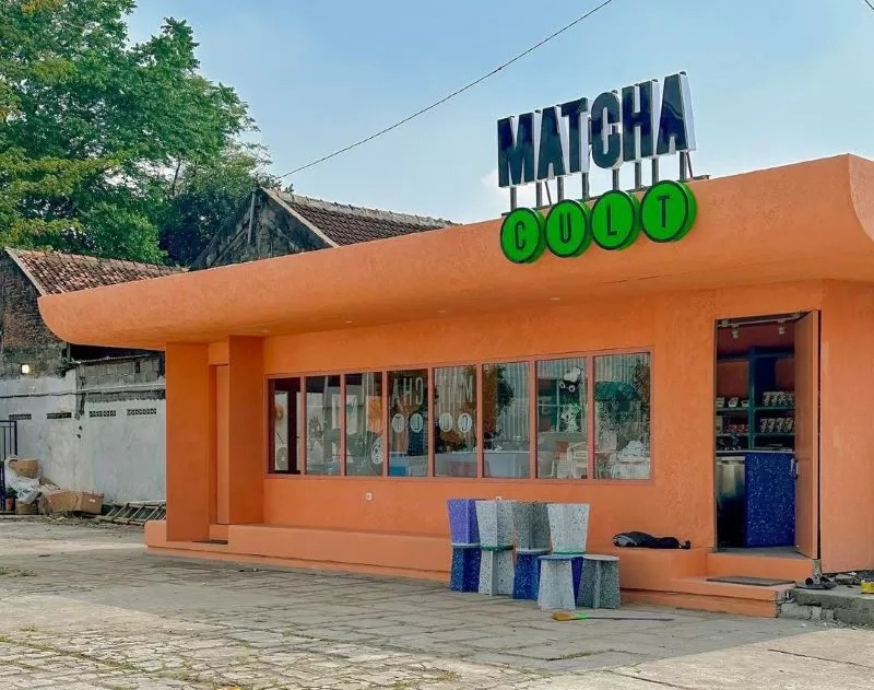 Salah satu tempat estetik dan unik dari kafe kopi dan matcha di Yogyakarta (Instagram/@pecintakopi.id)
