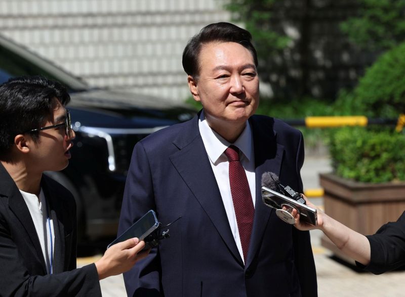 Mantan Presiden Korea Selatan Yoon Suk Yeol.