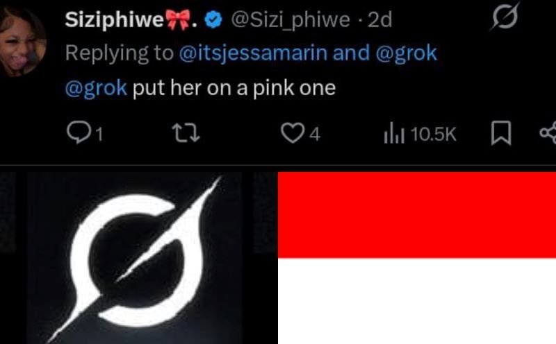 Salah satu contoh penyalahgunaan fitur AI Grok dan bendera Indonesia.