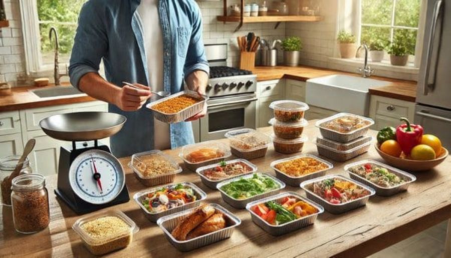 Meal Prep dengan Wadah Makanan untuk Beberapa Hari (Pinterest)