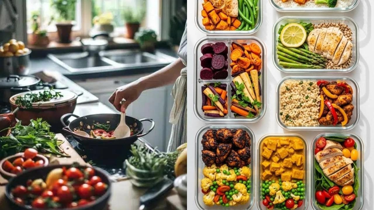 Meal Prep vs Fresh cooking. (Pinterest Kolase)