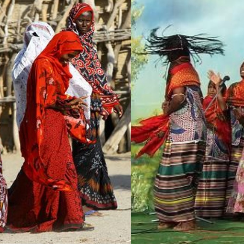 Ilustrasi aktivitas warga Eritrea di Afrika Timur yang masih hidup dengan akses internet sangat terbatas.&rdquo; (Sumber: Kolase berbagai sumber)