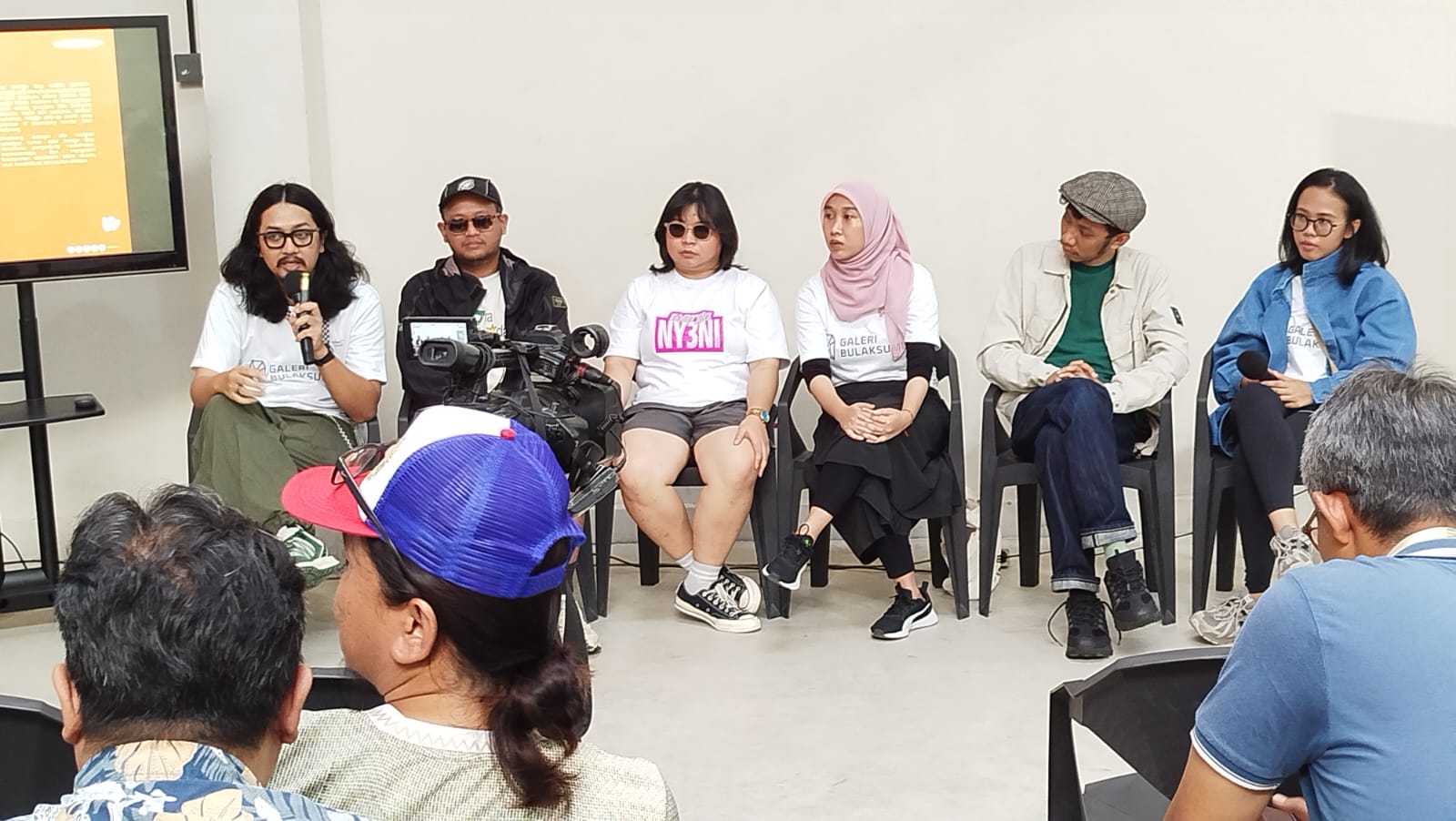 Penjelasan tentang Jakal Design Week oleh lima entitas kreatif digelar di Jogja Padel, Sabtu (31/1/2026).