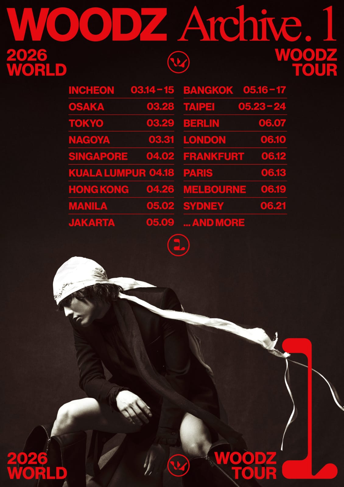 Poster konser WOODZ (X/c_woodzofficial)