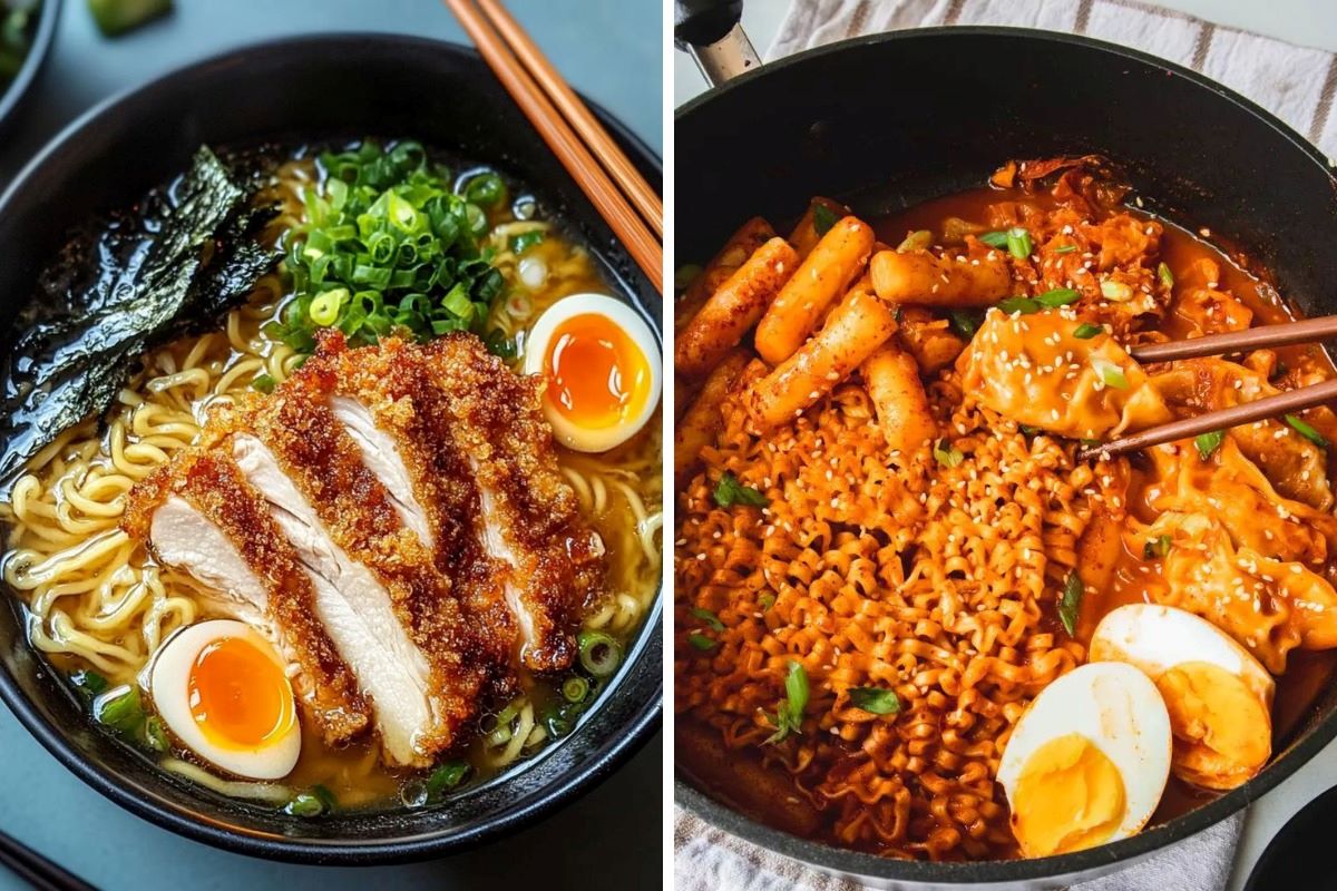 perbedaan ramen dan ramyeon (pinterest)