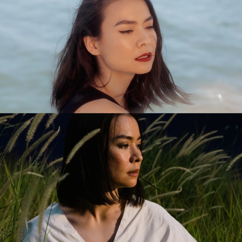 "Potret Mitski, musisi indie asal Amerika Serikat berdarah Jepang, yang mengumumkan tur dunia 2026 dalam rangka perilisan album terbarunya." (Sumber: kolase berbagai sumber)