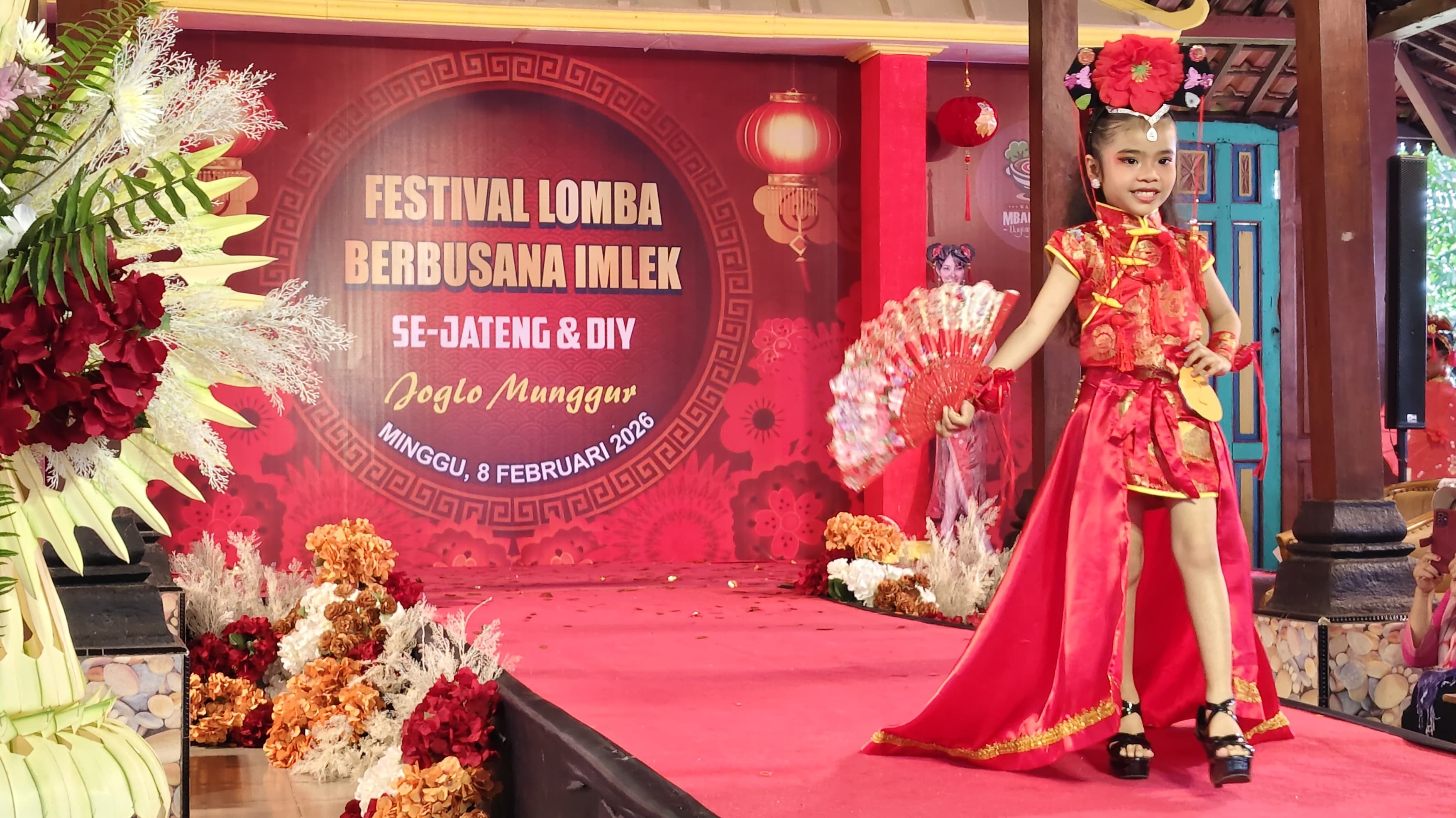 Festival Imlek 2026 di wilayah Moyudan. Kegiatan berlangsung meriah di Joglo Munggur, Sendangmulyo Minggu (8/2/2026).