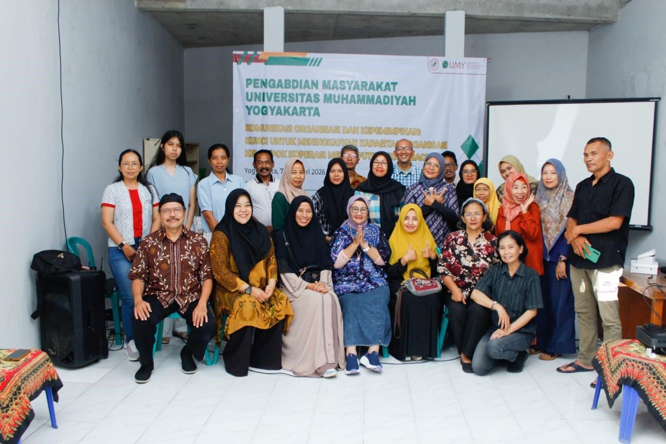 Tim pengabdian masyarakat UMY gelar kegiatan pemberdayaan bagi pengurus dan anggota KDMP Baciro, Kelurahan Baciro, Kota Yogyakarta,&nbsp;Sabtu, 7 Februari 2026.