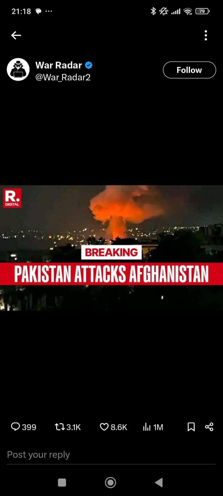 Ilustrasi Pakistan menyerang Afganistan. 