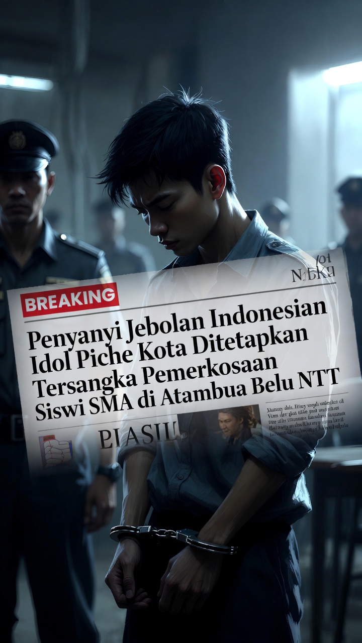 Ilustrasi Penyanyi Jebolan Indonesian Idol Piche Kota Ditetapkan Tersangka Pemerkosaan Siswi SMA di Atambua Belu NTT. 