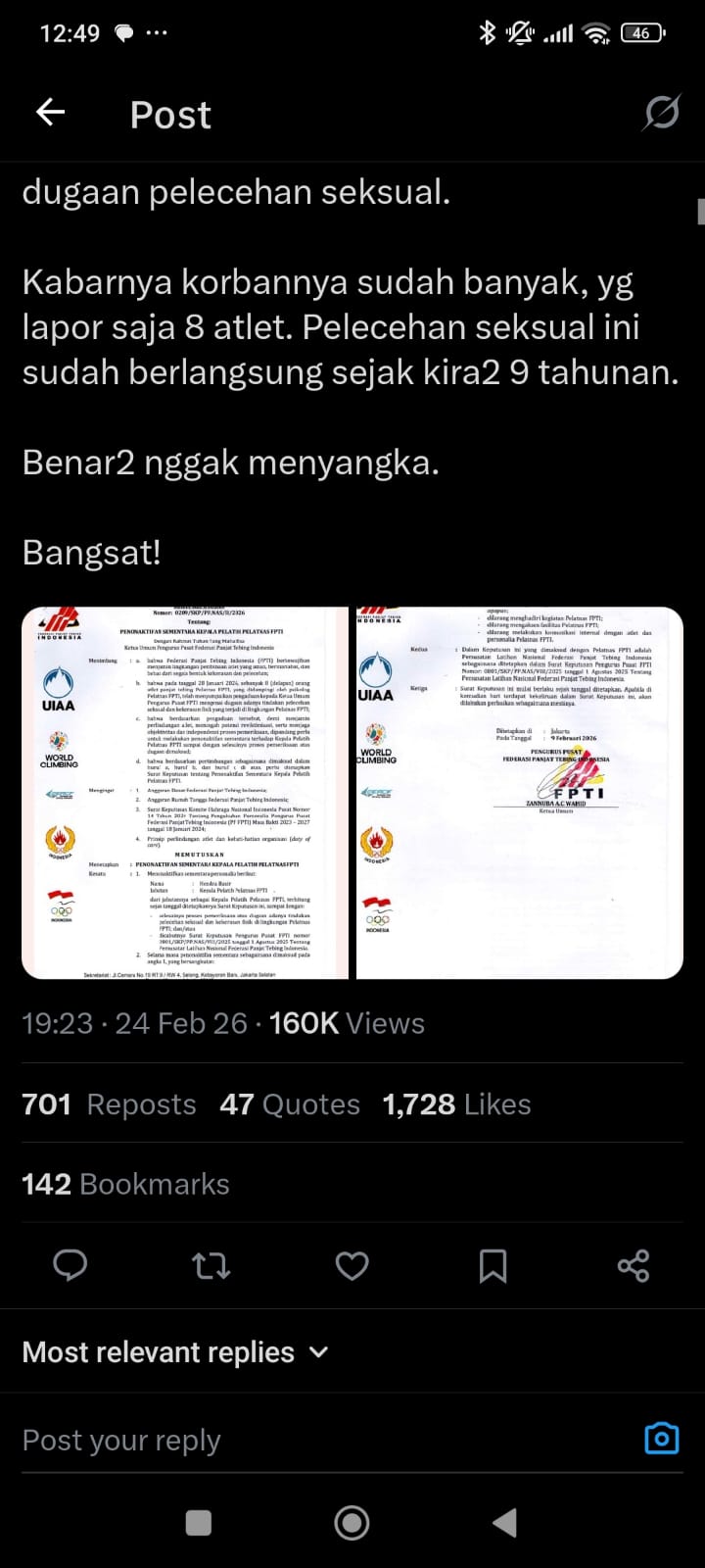 Postingan X @ainurohman