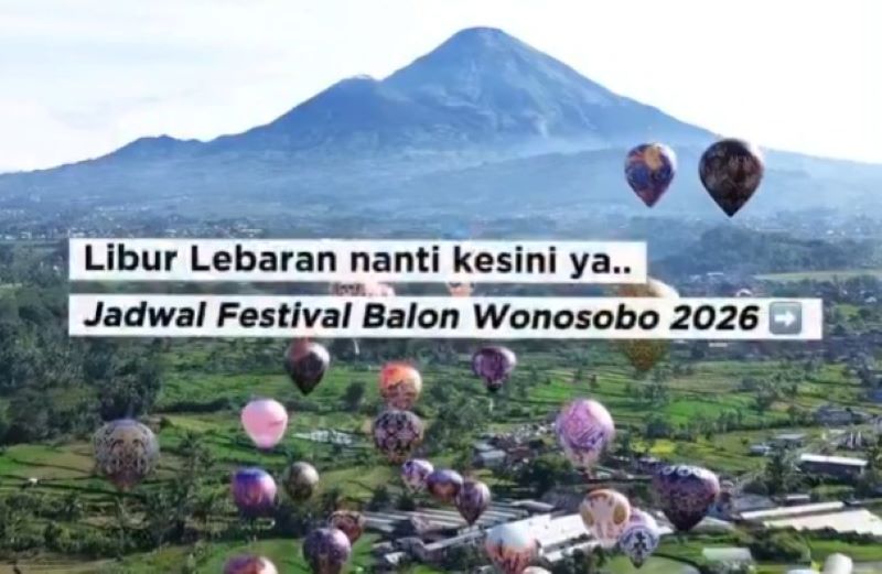 Festival balon Wonosobo.