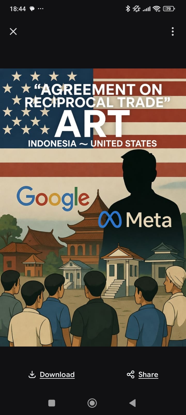 Agreement on Reciprocal Trade (ART) ini dikhawatirkan akan mengancam kebebasan berekspresi. 