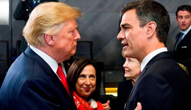 Donald Trump dan Pedro S&aacute;nchez.