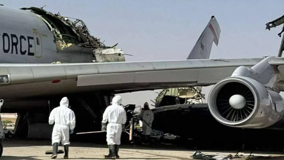 Iran melancarkan serangan rudal dan drone ke Pangkalan Udara Prince Sultan di Arab Saudi pada Jumat (27 Maret 2026). (x.com)