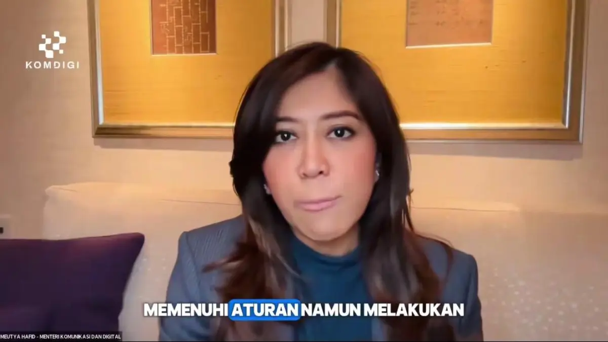 Menteri Komunikasi dan Digital Meutya Hafid. (X.com)