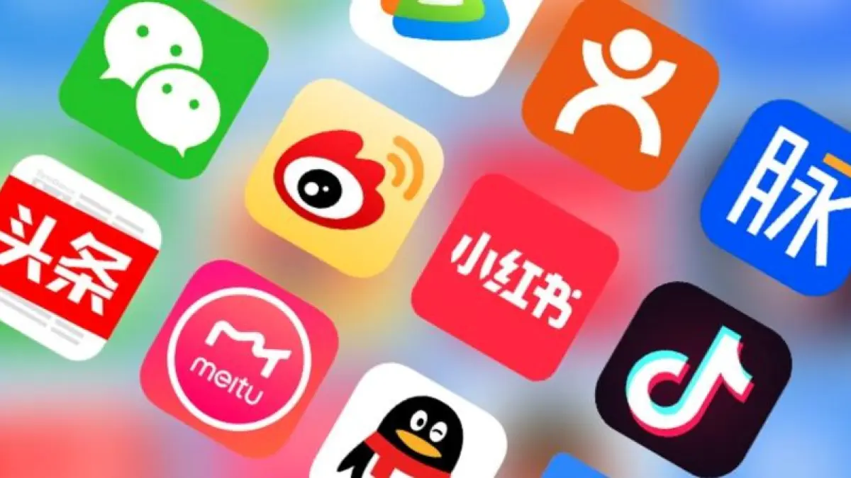 Aplikasi buatan China seperti WeChat, Douyin, dan Weibo menjadi bagian penting dari kehidupan digital masyarakat sehari-hari. (Sumber: getkobe.com)