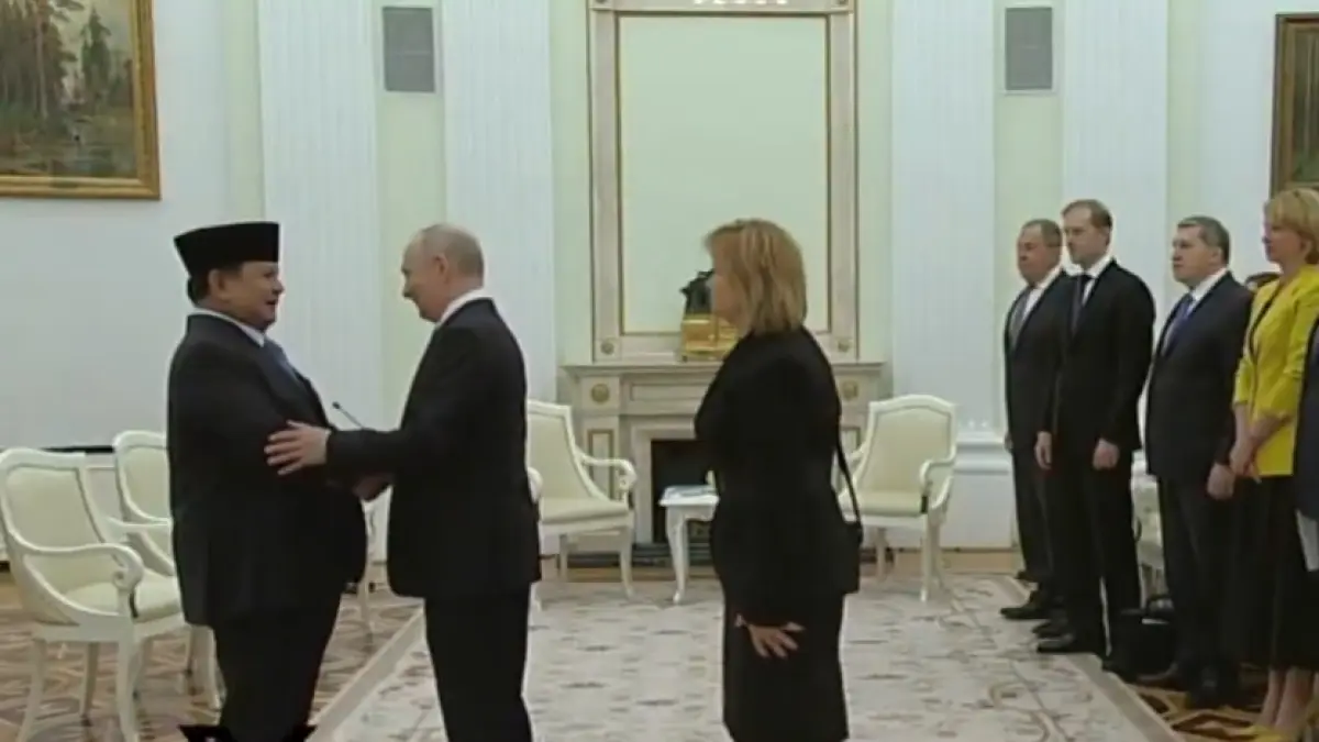 Presiden Prabowo Subianto bertemu langsung dengan Presiden Rusia Vladimir Putin di Kremlin, Moskow, pada Senin (13/4/2026).