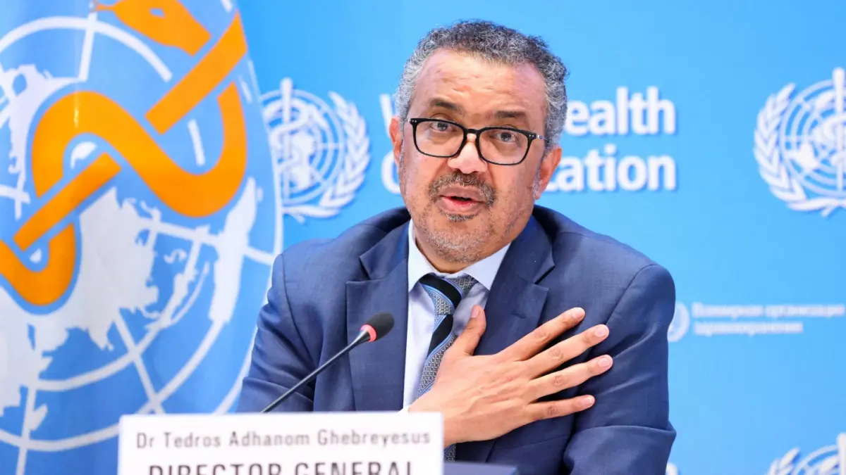 Direktur Jenderal WHO Tedros Adhanom Ghebreyesus.