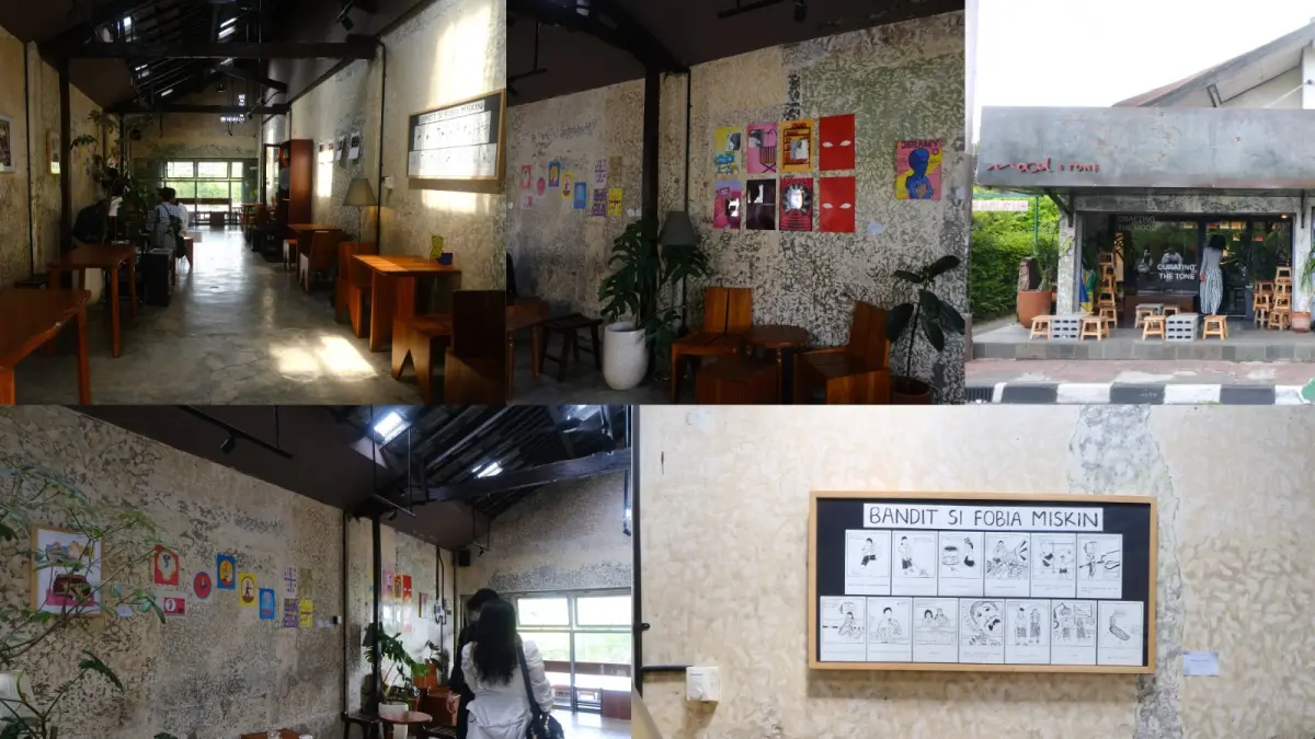 Ruang refleksi di setiap sudut Mood & Tone Coffee. (Foto: Dok. Esa Studio)