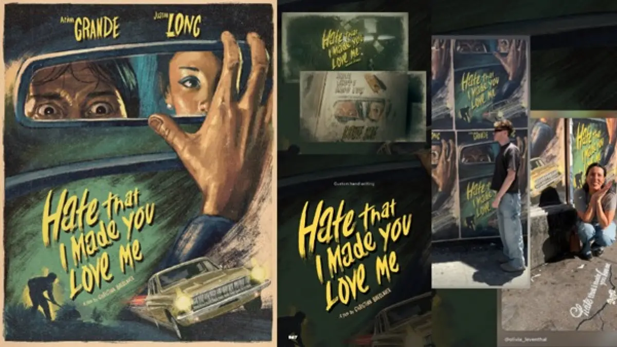 Lagu terbaru Ariana Grande berjudul Hate that I Made You Love Me (Sumber: Instagram/@rising67.studio)