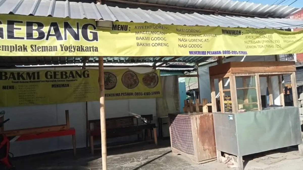 Warung makan Bakmi Gebang Mas Bangkit. (Foto: Google Maps oleh pemilik Bakmi Gebang)