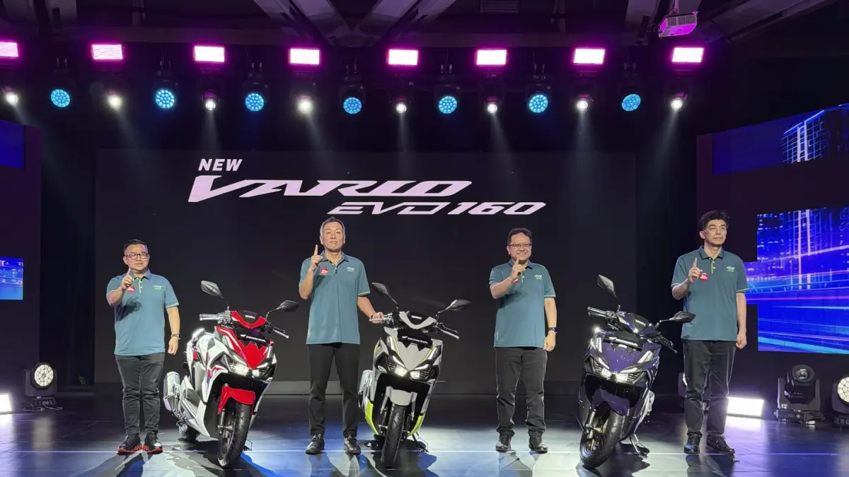 PT Astra Honda Motor (AHM) meluncurkan New Honda Vario Evo 160 sebagai generasi terbaru skutik 160cc yang hadir dengan evolusi desain, warna dan diperkaya fitur baru.