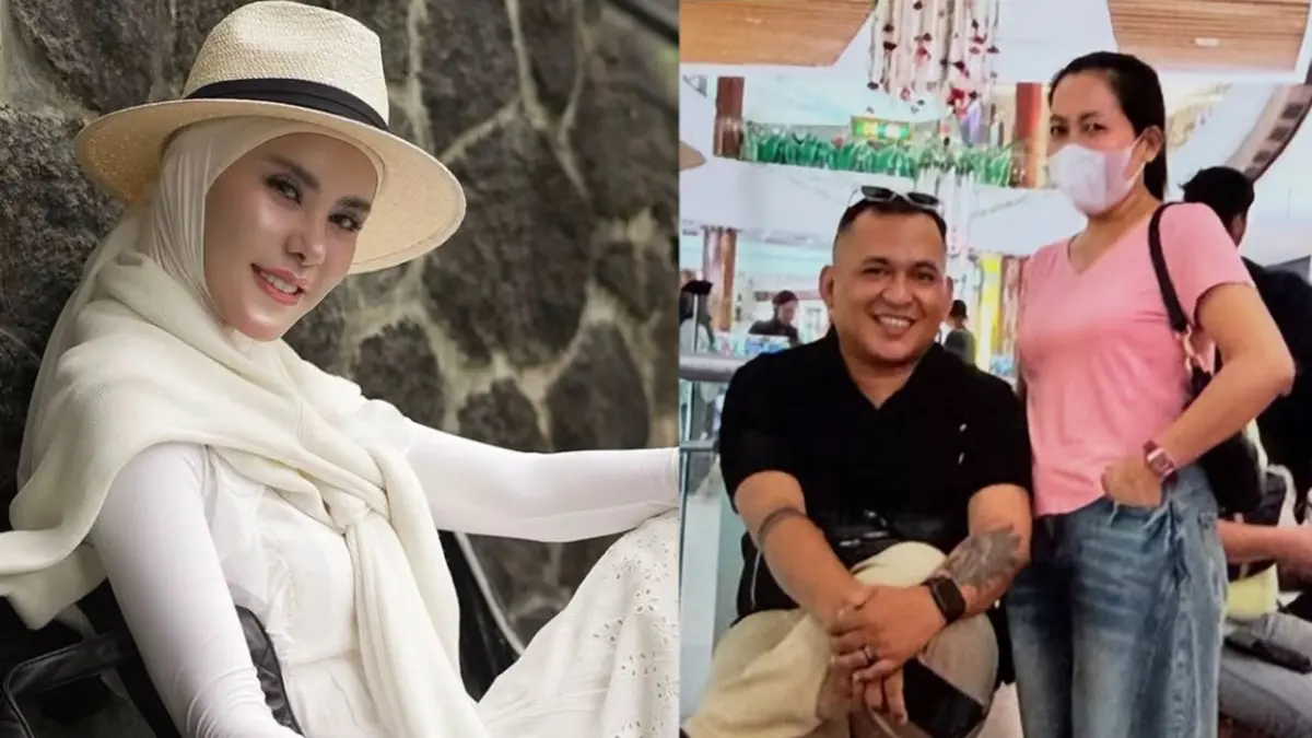 DARI KIRI: Artis Angel Lelga, ART perempuan dan pacarnya yang pencurian barang merah di rumah Angel Lelga. (Kolase IG/Angel Lelga)