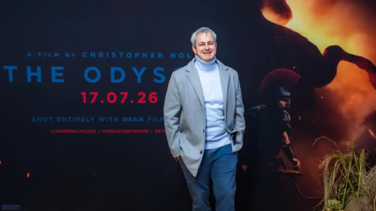 Bruce Crossey at the South African Premiere of The Odyssey (Sumber: IMDB)
