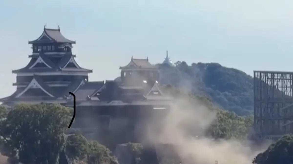 Gempa bumi yang terjadi di Kumamoto, Jepang, pada Selasa (27/7/2026) (Instagram/@reuters)