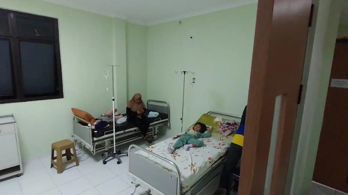 Penerima Manfaat MBG mengalami mual muntah akibat keracunan, Januari 2026 lalu. (Foto: ANOM BAGASKORO/RADAR JOGJA)&nbsp;