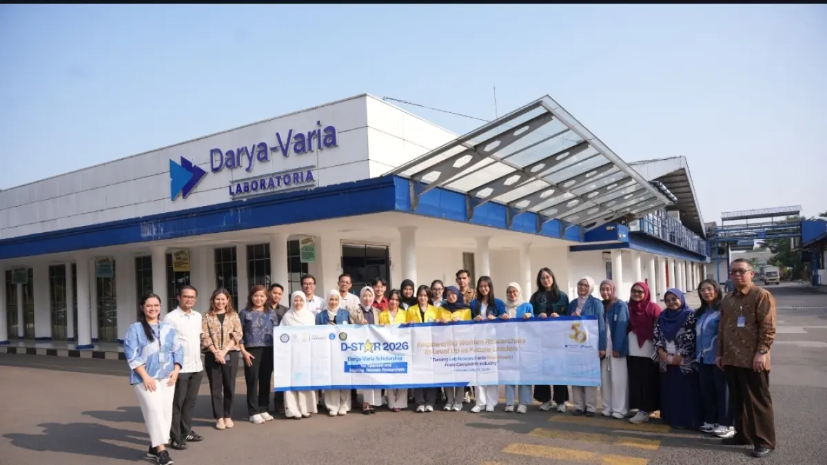 Peringati 50 Tahun Berkarya, Darya-Varia Berkomitmen Berdayakan Generasi
Peneliti Perempuan Masa Depan melalui D-STAR 2026