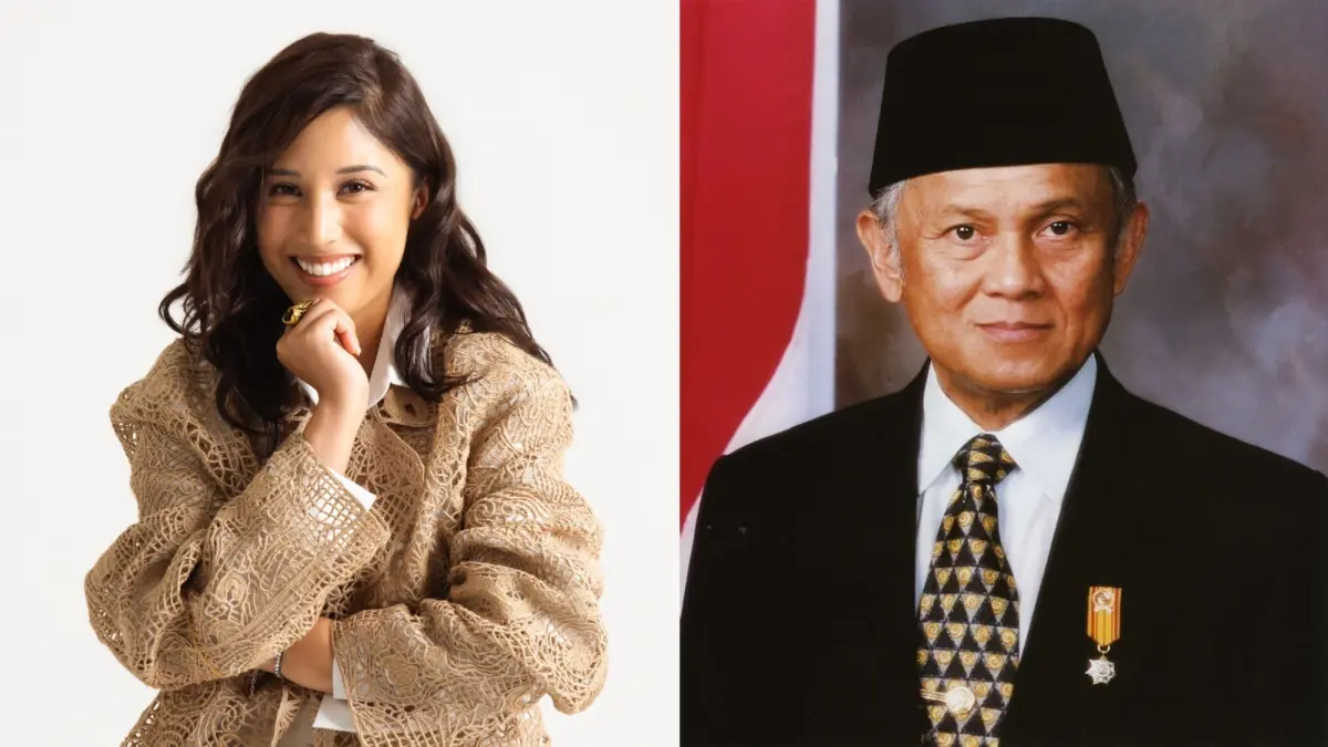 Postingan Instagram Pribadi Nadia Habibie & Alm. B.J. Habibie (Sumber: instagram.com/nadiashabibie & Pinterest)