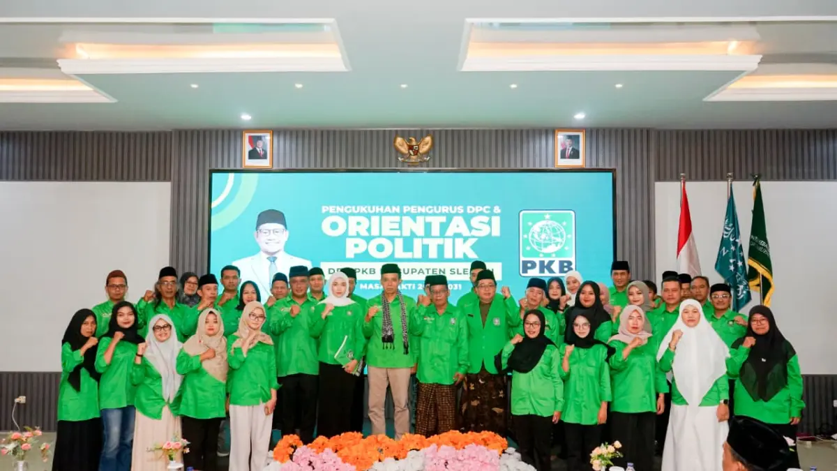 Resmi Dikukuhkan, Pengurus DPC PKB Sleman Periode 2026–2031 Siap Perkuat Barisan, Jaga NU, dan Besarkan Partai Warisan Ulama