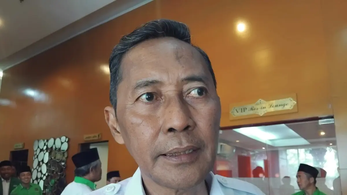 Ketua Askab PSSI Bantul Aris Suharyanta. (Rizky Wahyu / Radar Jogja) 