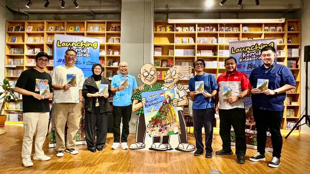 JNE dan Penerbit Gramedia Widiasarana Indonesia (GRASINDO) Luncurkan Komik Pengantar Kebahagiaan, Mengangkat Kisah Para Kurir yang Menghubungkan Kebahagiaan
