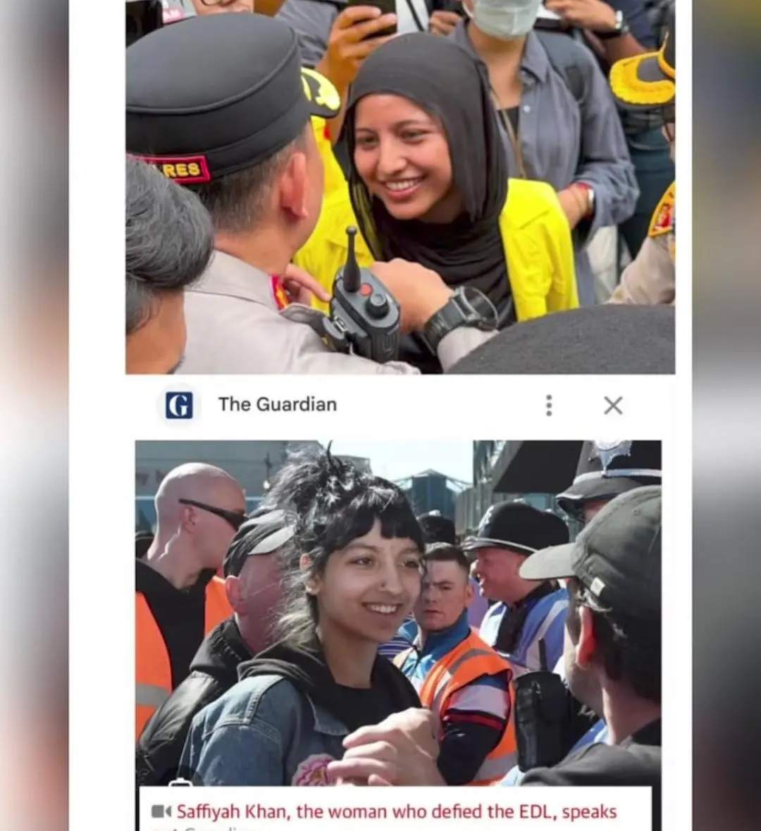 Senyum Fatimah Az-Zahra di Demo BEM UI Viral, Netizen: Kembaran Saffiyah Khan?