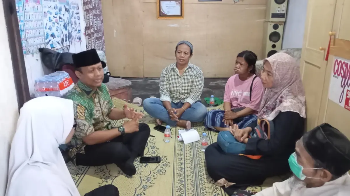 Sekretaris Komisi D DPRD Kota Jogja Solihul Hadi turun langsung temui warga
