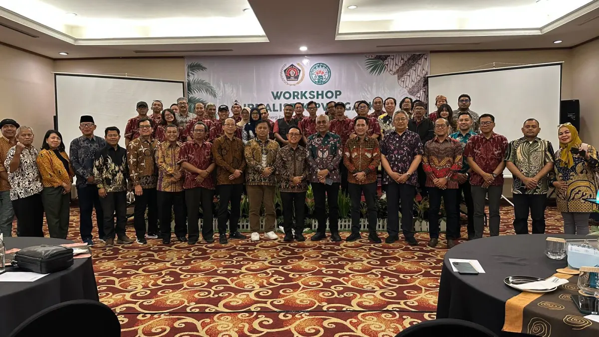 Workshop jurnalistik PWI-GAPKI di Yogyakarta (28/8/2026). 