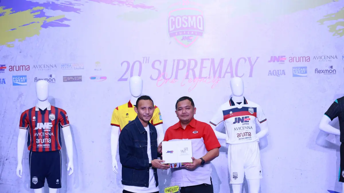 Siap Hadapi Musim Baru, JNE kembali mendukung Tim Cosmo JNE FC di Liga Futsal Profesional 2026/2027&nbsp;