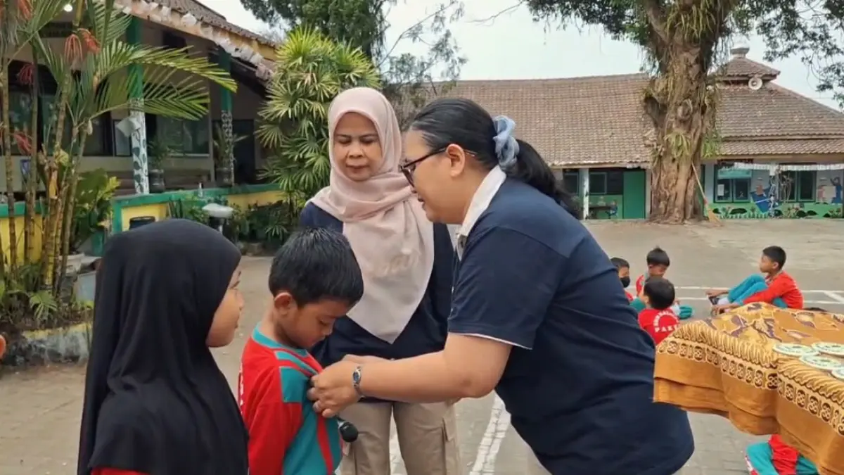 Pelantikan kader Adiwiyata sekolah SDN Naratan, Pakem, Sleman. (Dok SDN Baratan)