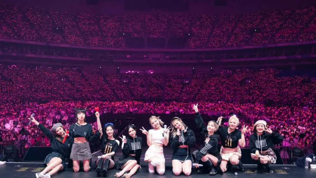 Suasana konser TWICE. (Pinterest)
