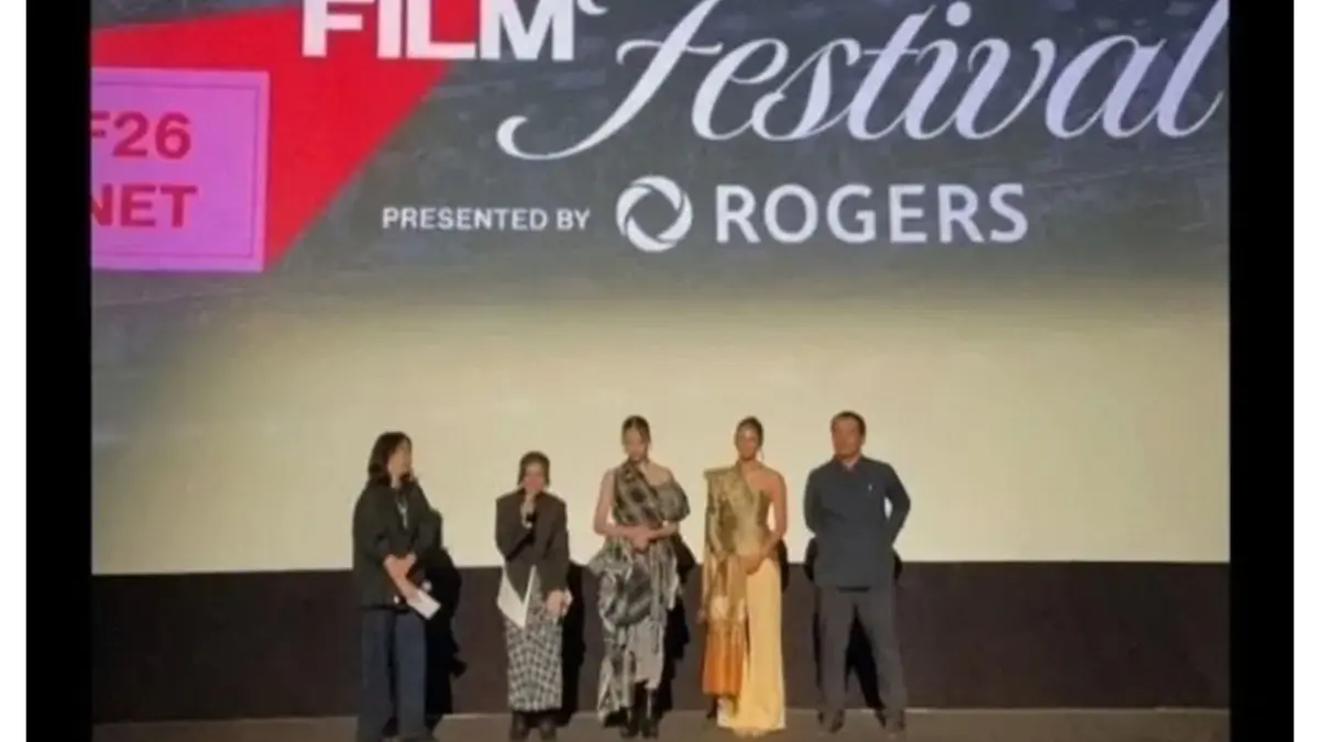 Suasana pemutaran perdana dunia film "Empat Musim Pertiwi" di Scotiabank Theatre Toronto, Cinema 3, selama program Centrepiece di Festival Film Internasional Toronto, Kanada, Minggu (13/9/2026). (Instagram/@filmempatmusimpertiwi)