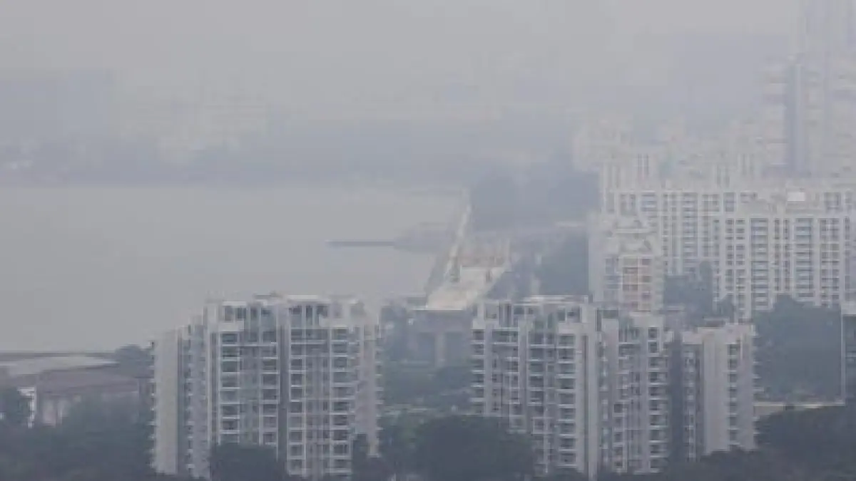 4 wilayah Singapura berada dalam kisaran moderat. (dok. CNN)