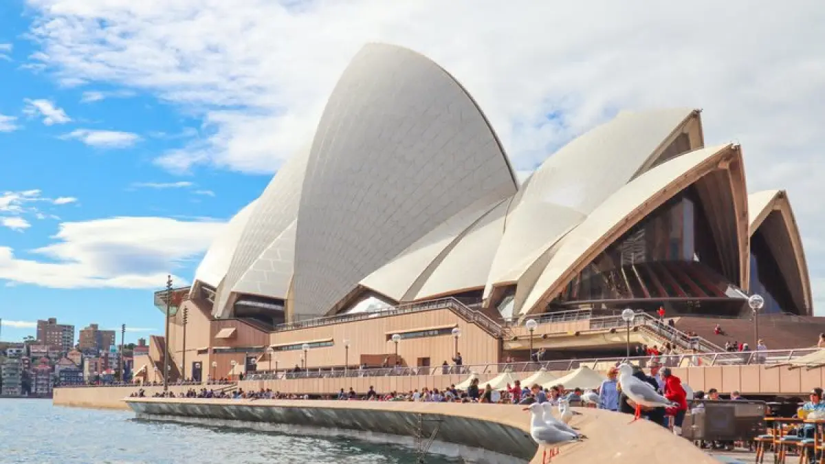 People gathering outside Sydney Opera House | Photo Credit: Brett Stone on Pexels